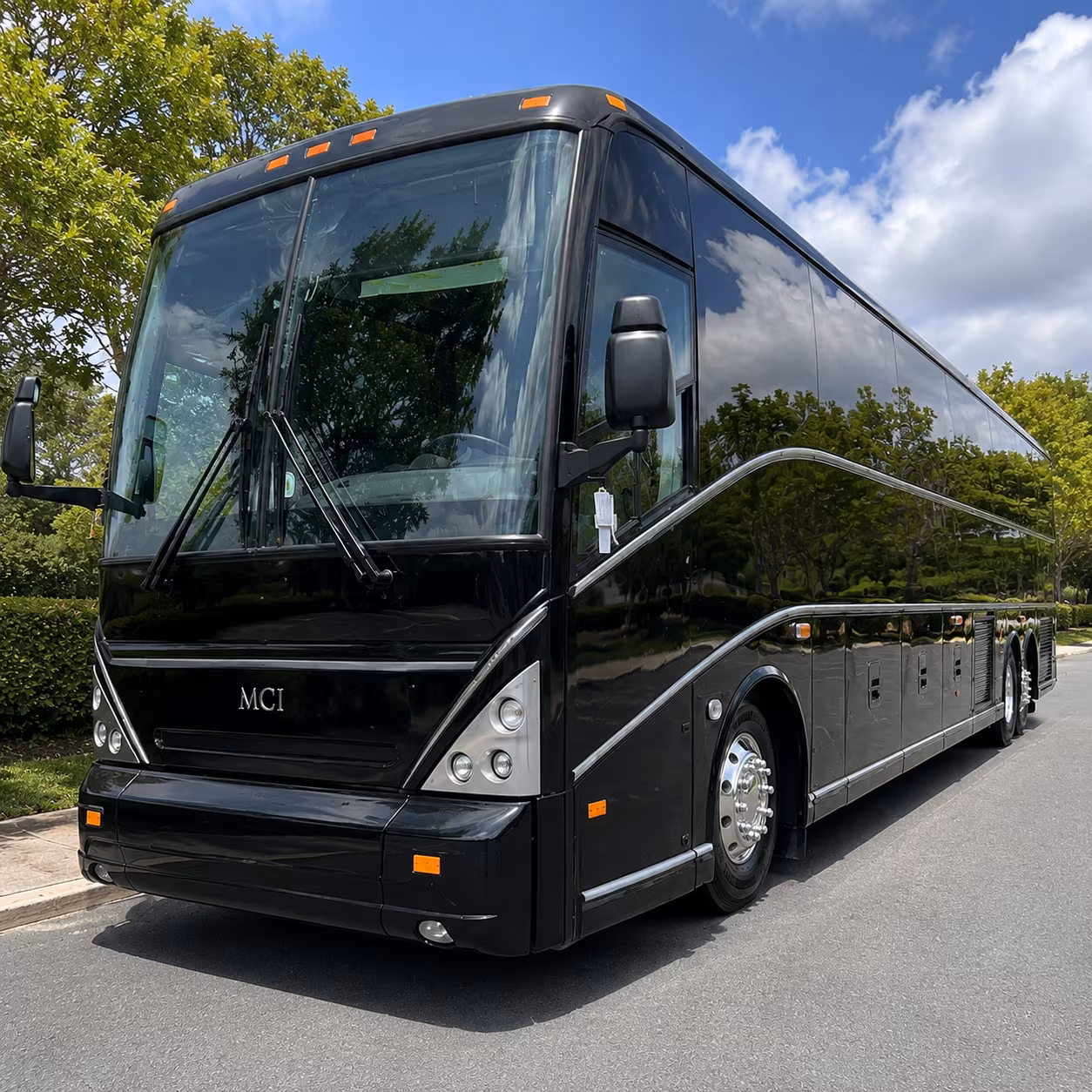 charter buses for large escondido wedding weekends