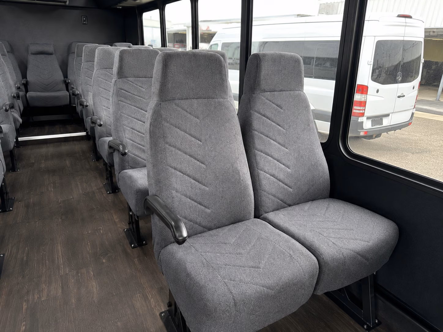 escondido 20 passenger minibus interior