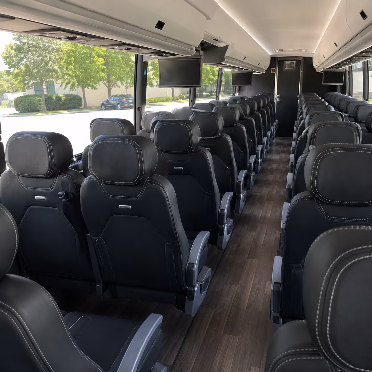 escondido 56 passenger charter bus interior
