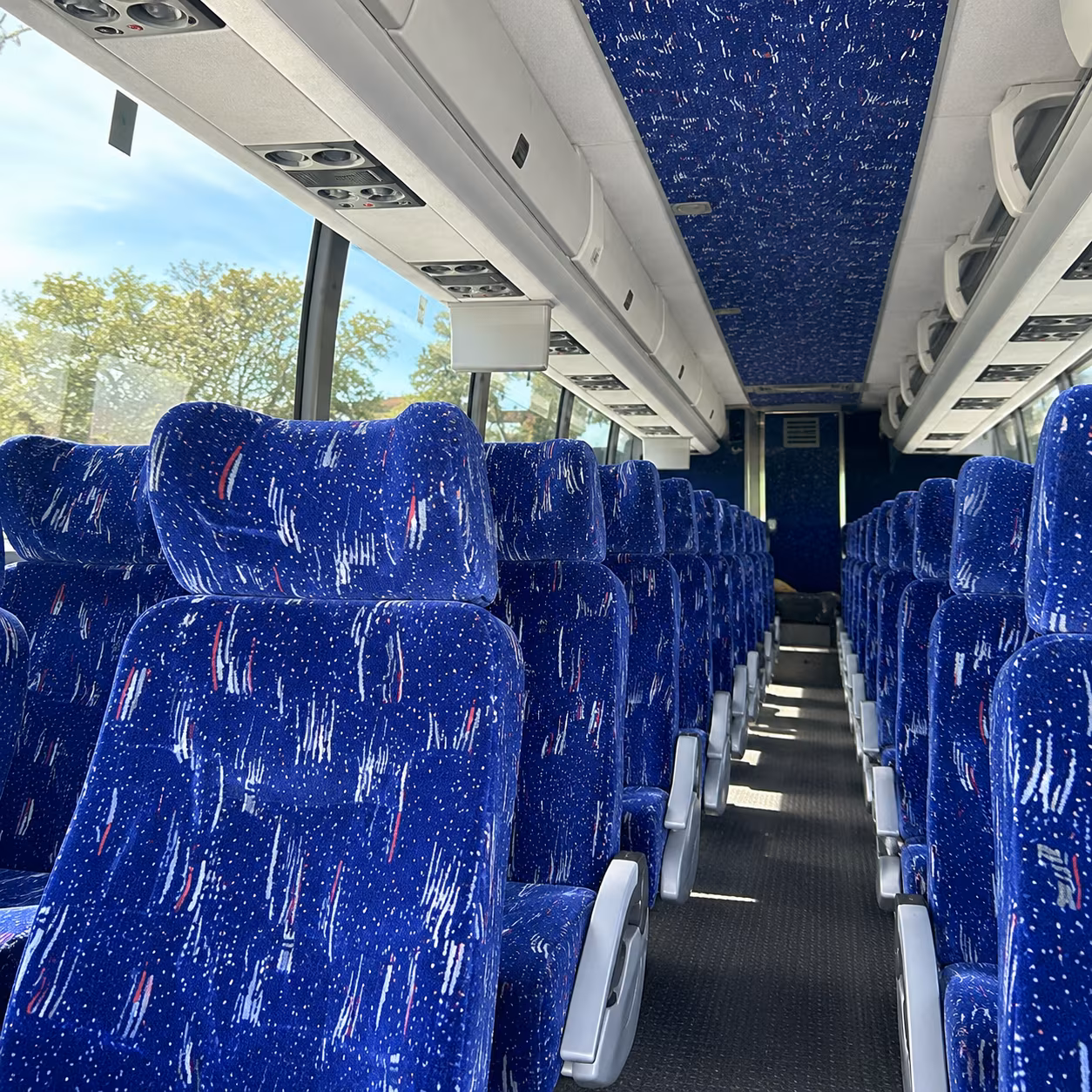 escondido charter bus inside