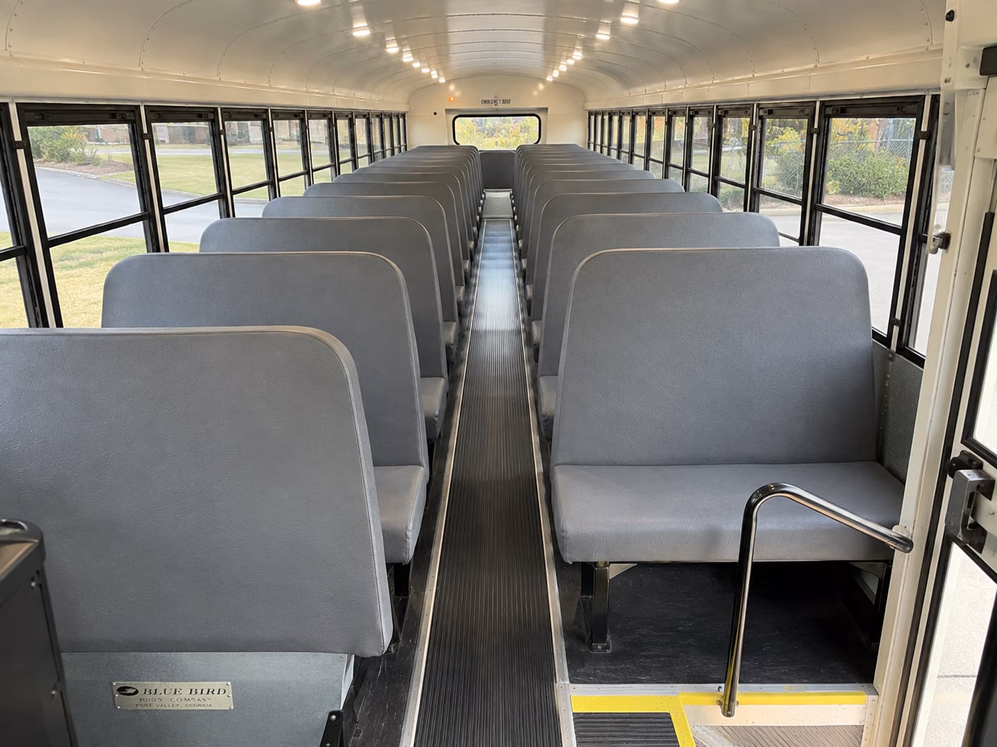 escondido school bus inside
