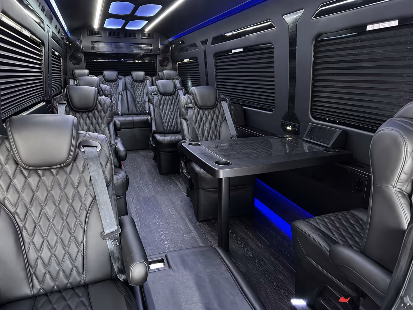 escondido sprinter van with driver inside